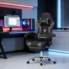 Gaming Stuhl mit Fußstütze, 135° verstellbarer Rückenlehne, Produktbild-Vorschau 8