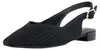 Scarpe con tacco modello slingback da donna, colore nero, Anteprima dell’immagine prodotto 1