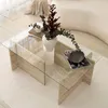 Skye Decor, New Escape, Couchtische, Travertin, Glas, 105 x Produktbild-Vorschau 3