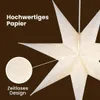 Star Papierstern Decorus 7 zackig Papier Weiß 1.5x6.3x Produktbild-Vorschau 9