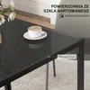 Stół jadalny HOMCOM 75 x 75 cm, kwadratowy stół kuchenny Podgląd zdjęcia produktu 4