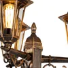 Antike Außenlaterne Gold 3 Flammig IP44 New Haven Produktbild-Vorschau 5