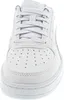 A close-up, front-facing view of a white Puma sneaker. Produktbild-Vorschau