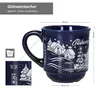 set de 6 tasses à vin chaud 0,2L bleu foncé Paysage de Noël Voir les images du produit 7