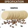 500 Stück Kaffeefilterpapier, rundes Filterpapier für Produktbild-Vorschau 2