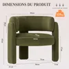 COLAMY: Minimalistisch design fauteuil/bank, ideaal voor Productafbeelding-voorbeeld 9