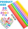 2000 proužků Origami hvězdy papírové papírové proužky pro Náhled obrázku produktu 4