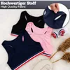 5er Set Mädchen Bustier X-Rücken - Streifen - Bunt 152-158 Produktbild-Vorschau 4