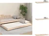 vidaXL Massivholzbett 100x200 cm Kiefer -  Betten & Produktbild-Vorschau 1