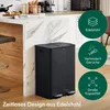 CASABEL Doppel-Küchenabfalleimer 2x30L, Edelstahl, 2 Produktbild-Vorschau 2