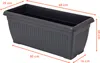 Fioriera XXL TERRA - plastica 60 x 25 x 24 cm - colore: Anteprima dell’immagine prodotto 2