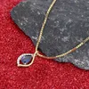 trendor 21192 Gold Anhänger 333 mit synthetischem Saphir + vergoldete Kette 4 Produktbild-Vorschau