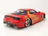 Mazda RX-7 1995 JLS orange Fast & Furious Modellauto 1:24 Produktbild-Vorschau 2