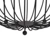 Obstschale Koopman Black Style, Metall, 25x13 cm, schwarz Produktbild-Vorschau 2