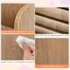 A collage of four close-up images showcasing the features of a wooden shelf. Podgląd zdjęcia produktu