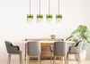 Globo Lighting Hängeleuchte Metall schwarz matt, Glasstäbe Produktbild-Vorschau 6
