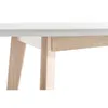 Miliboo - Tisch oval 150 cm Weiß und helles Holz LEENA Produktbild-Vorschau 5