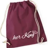 Huuraa Turnbeutel her King Krone 12 Liter Burgundy Produktbild-Vorschau 1