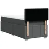 Boxspringbett mit Matratze Dunkelgrau 100x200 cm Stoff Produktbild-Vorschau 6