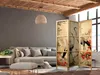 Paravent 135x172 cm 3-teilig einseitig eleganter Produktbild-Vorschau 3