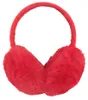 McBurn kuschelige Earmuffs Ohrenschützer aus Webpelz-Imitat in rot