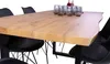 Esstisch Baumkante Holz-Optik Wildeiche 180 x 90 U-Gestell Produktbild-Vorschau 3