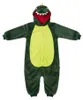 Pyjama Onesie Kigurumi Kostüm für Erwachsene Grün Produktbild-Vorschau 3