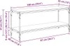vidaXL TV-Schränk Altholz 100x33x41cm Verbundholz und Eisen Produktbild-Vorschau 7