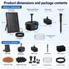 Solarny filtr do oczka wodnego FA101, 300 l/h, 8 W, 10 dysz Podgląd zdjęcia produktu 7