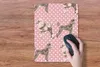 MuchoWow® Mauspad Mousepad Herz - Pudel - Muster 30x40 cm - Produktbild-Vorschau 4
