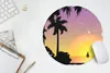 MuchoWow® Mauspad Mousepad Palme - Segelboot - Meer - Nacht Produktbild-Vorschau 5