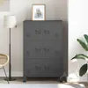 vidaXL Lagerschrank Industrial Anthrazit 75x40x115 cm Produktbild-Vorschau 3