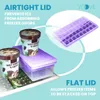 Silikon Eiswürfelform für 36 Eiswürfel mit Deckel Behälter Produktbild-Vorschau 5