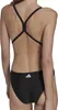ADIDAS 3 BARS LOGO PRINT Badeanzug / Schwimmanzug schwarz Produktbild-Vorschau 2