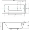 Acrylbadewanne BESCO 100x70 Talia + Siphon Produktbild-Vorschau 6