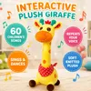 Jirafa de peluche interactiva con música, funciones de Vista previa de la imagen del producto 5