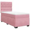 Boxspringbett mit Matratze Rosa 90x200 cm Samt Produktbild-Vorschau 5