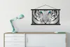 MuchoWow® Textilposter Tiere - Tiger - Augen - Blau - Produktbild-Vorschau 3