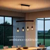 Lampes suspendues WOODY poutre en bois et 4 ampoules 40 W - Voir les images du produit 7