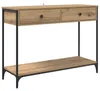 Konsola z szufladą Dąb rzemieślniczy 100 x 34,5 x 75 cm Podgląd zdjęcia produktu 1