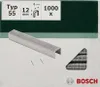 Bosch  Klammern Typ 55 - 6 x 1.08 x 12 mm 1000 Produktbild-Vorschau 1