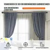 VEVOR Gardinenstangen Innenlauf 2-Läufig, 92-183 cm Produktbild-Vorschau 4
