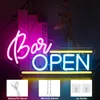 Bar Otwarty Neonowy Znak Napis Led Do Dekoracji Ściennych Podgląd zdjęcia produktu 6