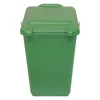 A green trash can with a lid. Anteprima dell’immagine prodotto