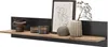 A shelf with decorative items including a framed picture, vases, and candles. Produktbild-Vorschau