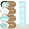 Vetrina LED bianca, collezione, realizzata in vetro Anteprima dell’immagine prodotto 4