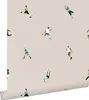 ESTAhome Tapete Fußballspieler Beige 50 x 900 cm Produktbild-Vorschau 1