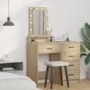 vidaXL Toaletní stolek s úložným prostorem hnědý 50 x 41 x Náhled obrázku produktu 2