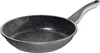 A frying pan with a speckled interior and a gray handle is shown against a white background. Produktbild-Vorschau
