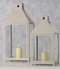 Laterne - 28 x 55 cm - Beige - Metall - Glas - Produktbild-Vorschau 2